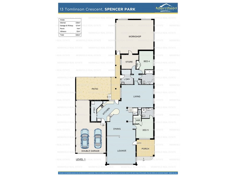13 Tomlinson Crescent, Spencer Park WA 6330 Floorplan