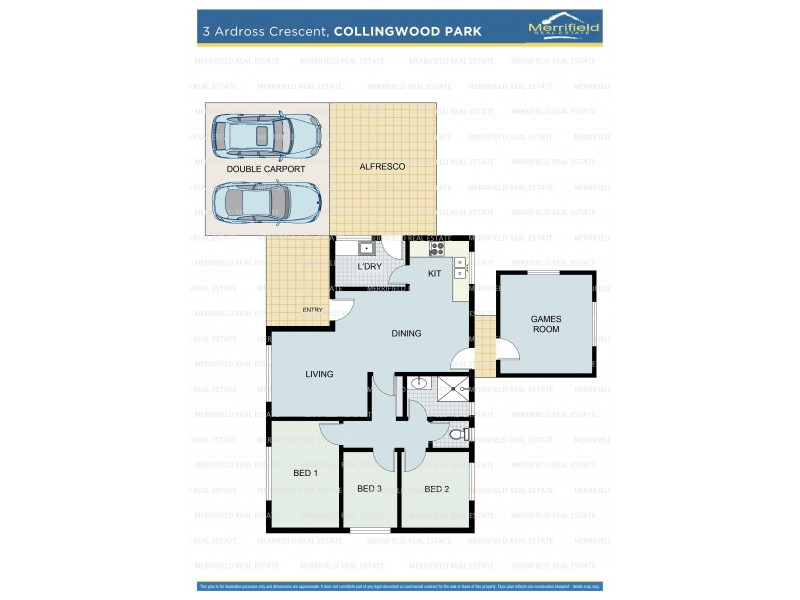 3 Ardross Crescent, Collingwood Park WA 6330 Floorplan