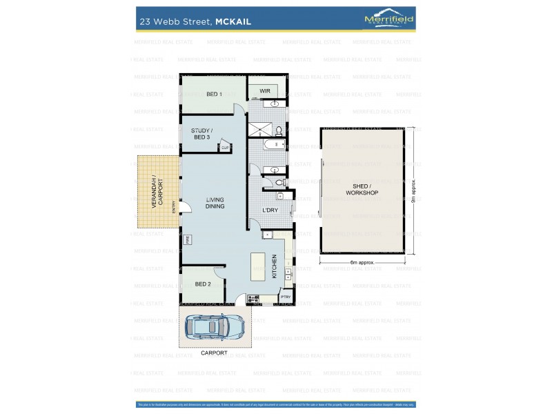23 Webb Street, Mckail WA 6330 Floorplan