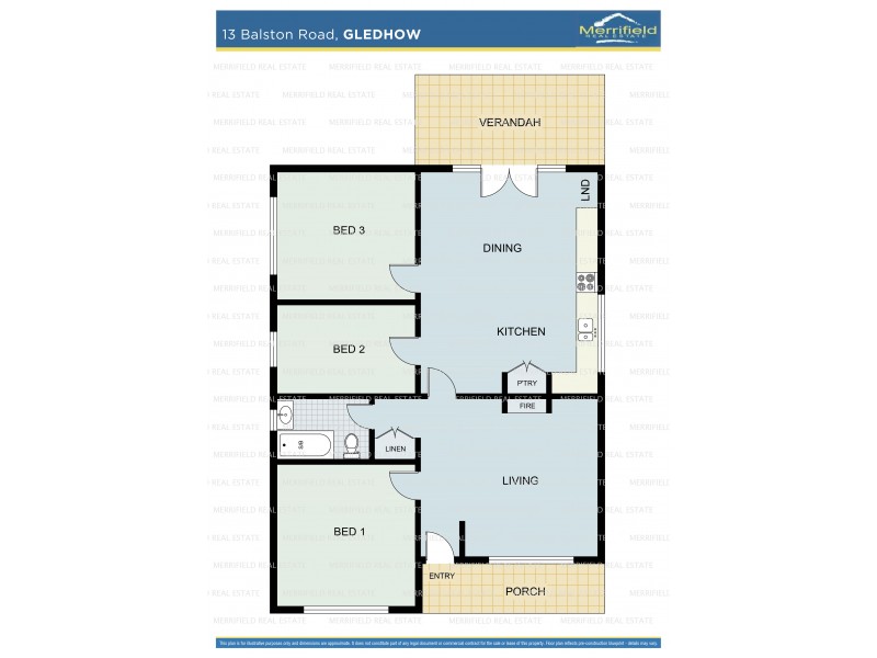 13 Balston Road, Gledhow WA 6330 Floorplan
