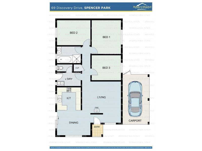 69 Discovery Drive, Spencer Park WA 6330 Floorplan