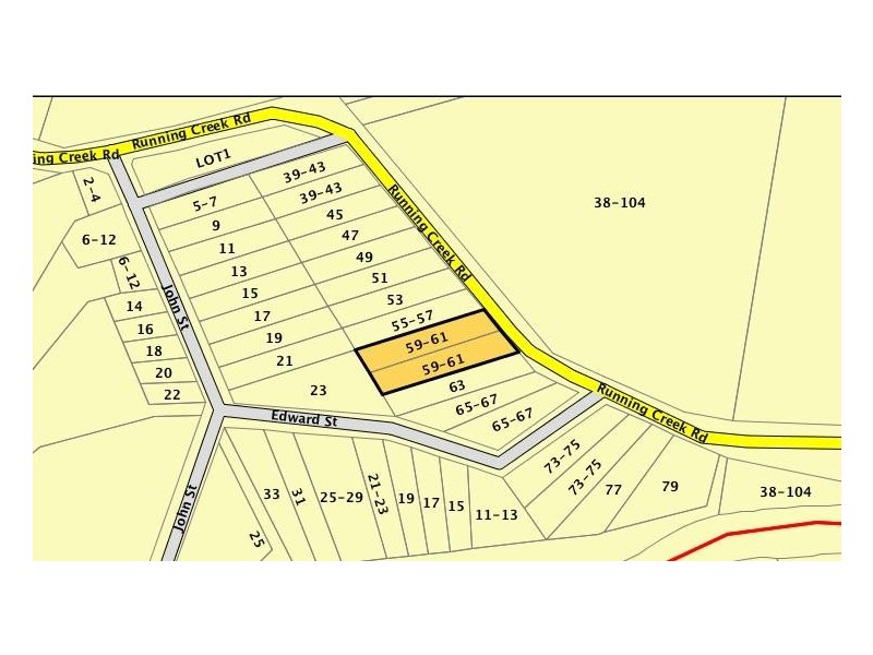 59-61 Running Creek Road, Rathdowney QLD 4287