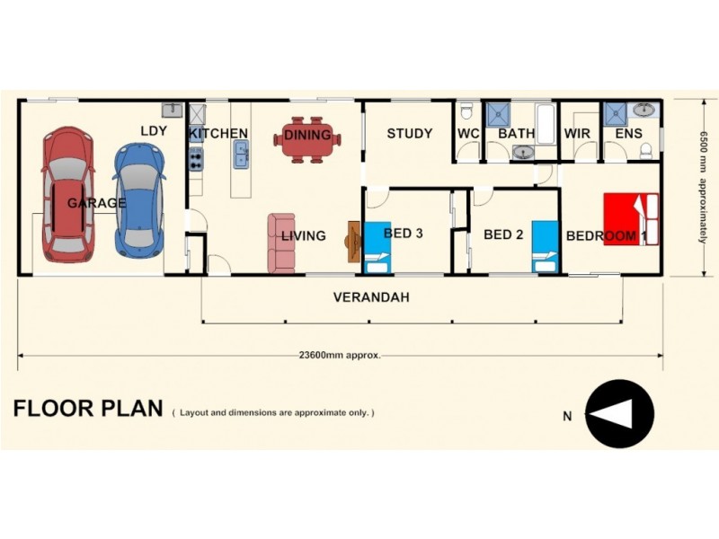 43 Blackbean Street, Cedar Vale QLD 4285 Floorplan