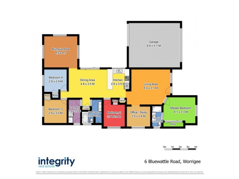 6 Bluewattle Road, Worrigee NSW 2540 Floorplan
