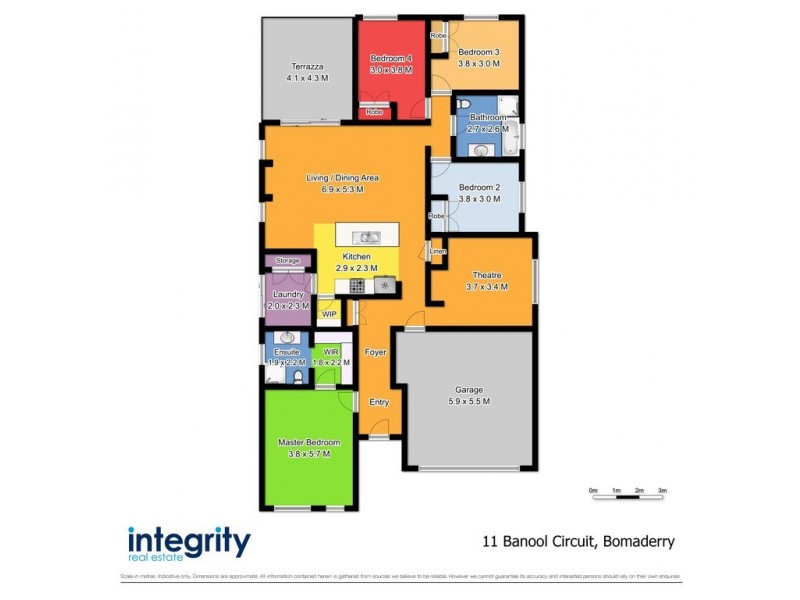 11 Banool Circuit, Bomaderry NSW 2541 Floorplan