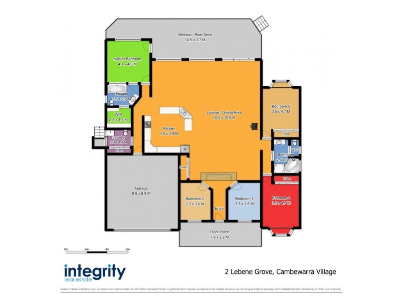 2 Lebene Grove, Cambewarra NSW 2540 Floorplan