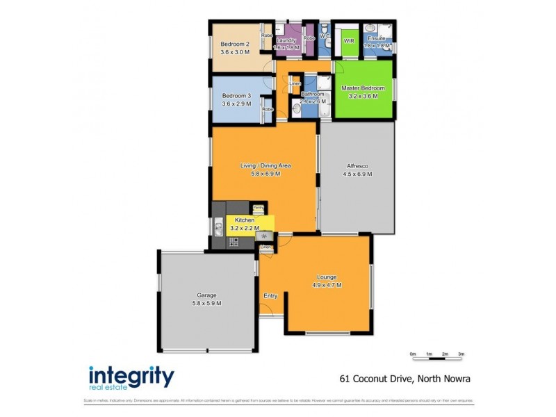 61 Coconut Drive, North Nowra NSW 2541 Floorplan