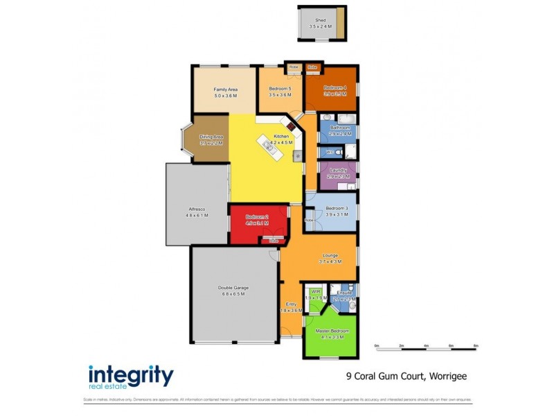 9 Coral Gum Court, Worrigee NSW 2540 Floorplan