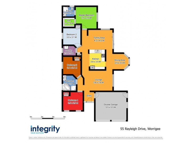 55 Rayleigh Drive, Worrigee NSW 2540 Floorplan