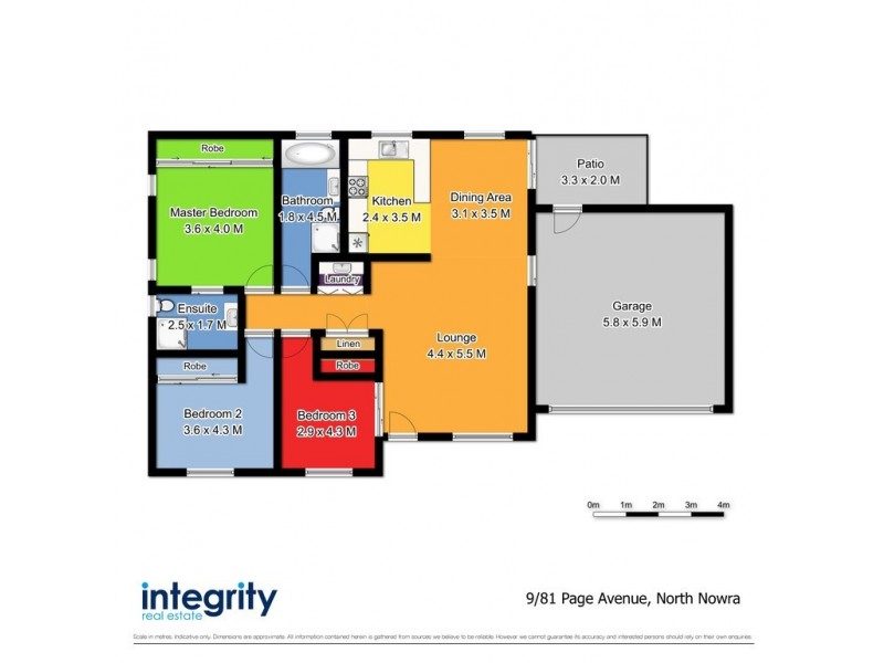 9/81 Page Avenue, North Nowra NSW 2541 Floorplan