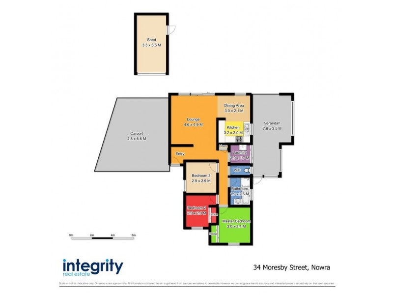 34 Moresby Street, Nowra NSW 2541 Floorplan