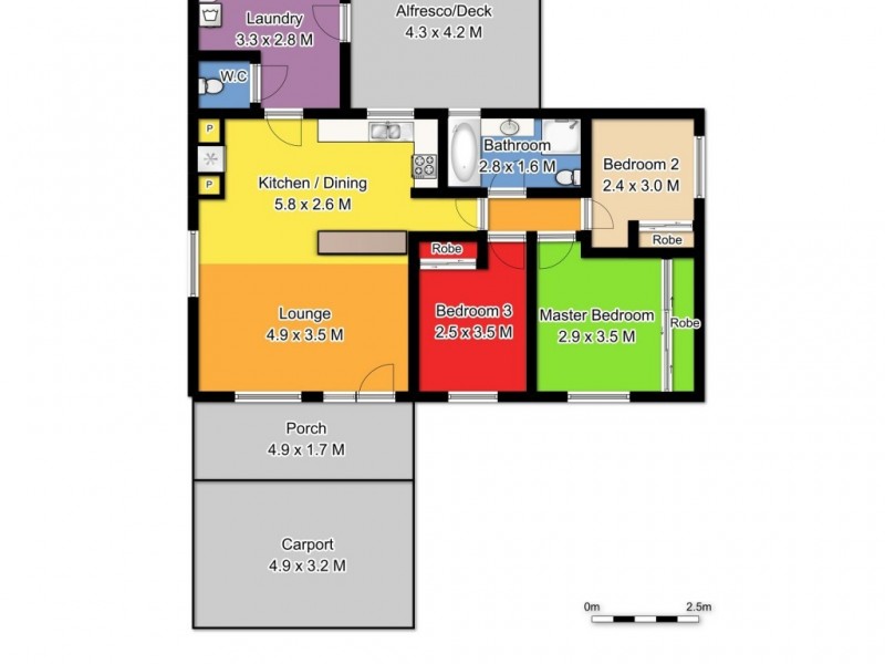 2 Condie Crescent, North Nowra NSW 2541 Floorplan