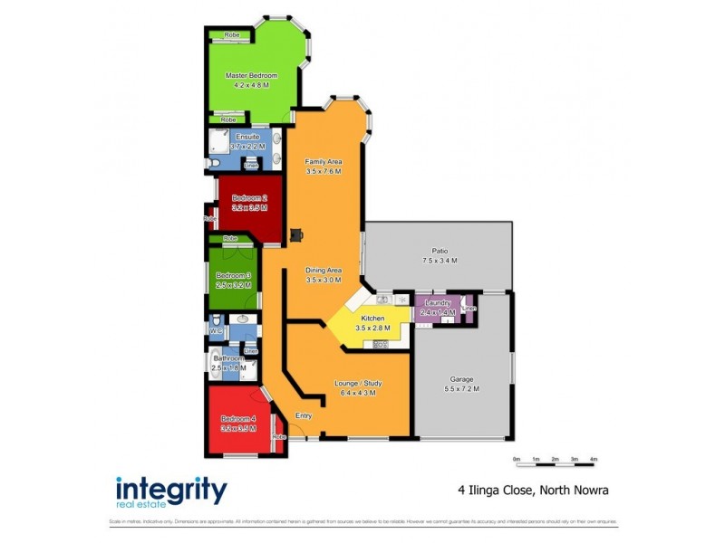 4 Ilinga Close, North Nowra NSW 2541 Floorplan