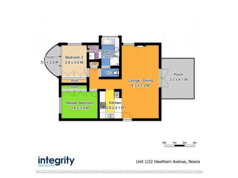 1/22 Hawthorne Avenue, Nowra NSW 2541 Floorplan