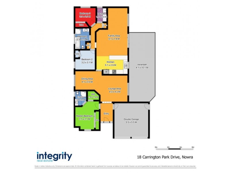 18 Carrington Park Drive, Nowra NSW 2541 Floorplan