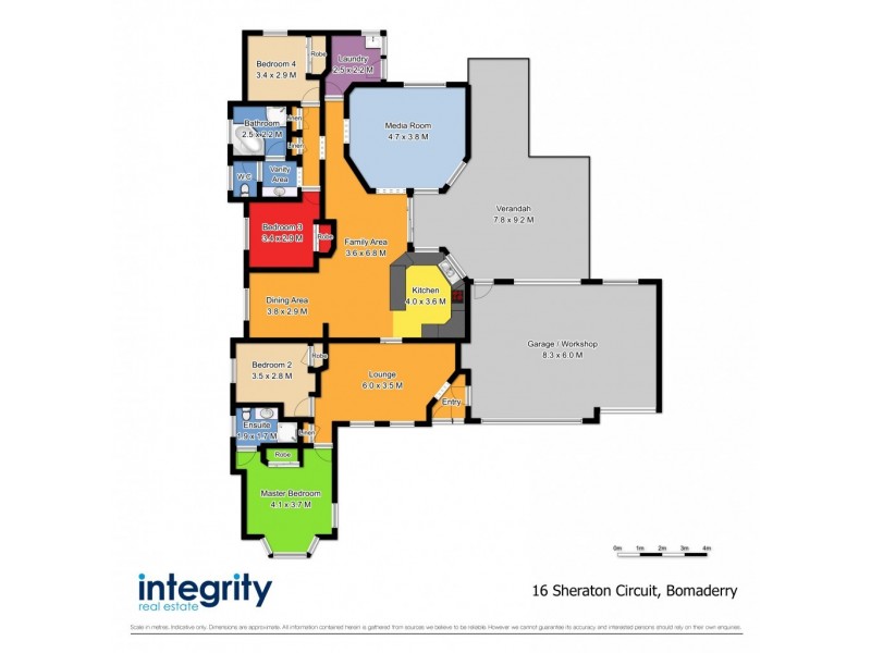 16 Sheraton Circuit, Bomaderry NSW 2541 Floorplan