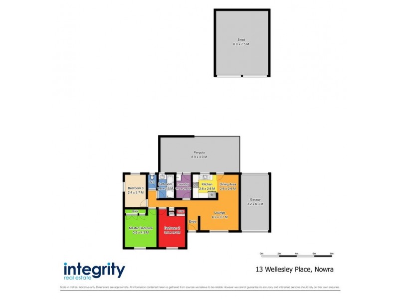 13 Wellesley Place, Nowra NSW 2541 Floorplan