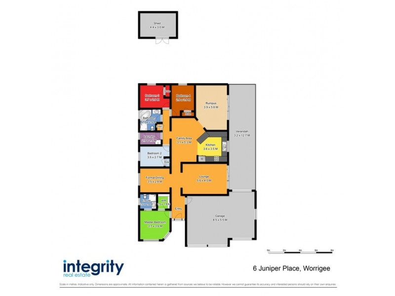 6 Juniper Place, Worrigee NSW 2540 Floorplan