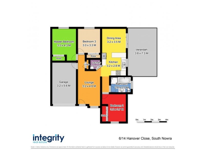 6/14 Hanover Close, South Nowra NSW 2541 Floorplan