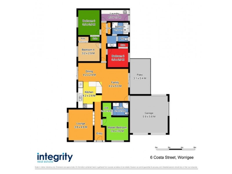 6 Costa Street, Worrigee NSW 2540 Floorplan