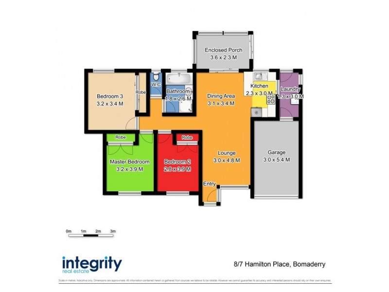 8/7 Hamilton Place, Bomaderry NSW 2541 Floorplan