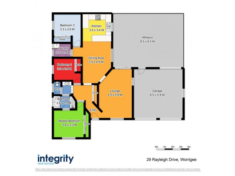 29 Rayleigh Drive, Worrigee NSW 2540 Floorplan