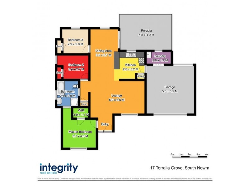 17 Terralla Grove, South Nowra NSW 2541 Floorplan