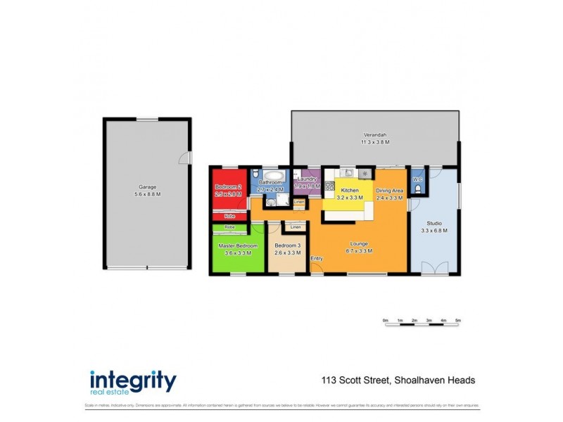 113 Scott Street, Shoalhaven Heads NSW 2535 Floorplan