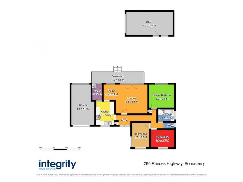286 Princes Highway, Bomaderry NSW 2541 Floorplan