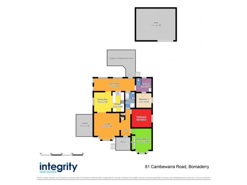 61 Cambewarra Road, Bomaderry NSW 2541 Floorplan