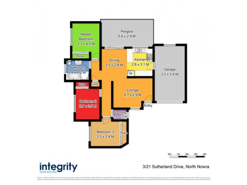 1/21 Sutherland Drive, North Nowra NSW 2541 Floorplan
