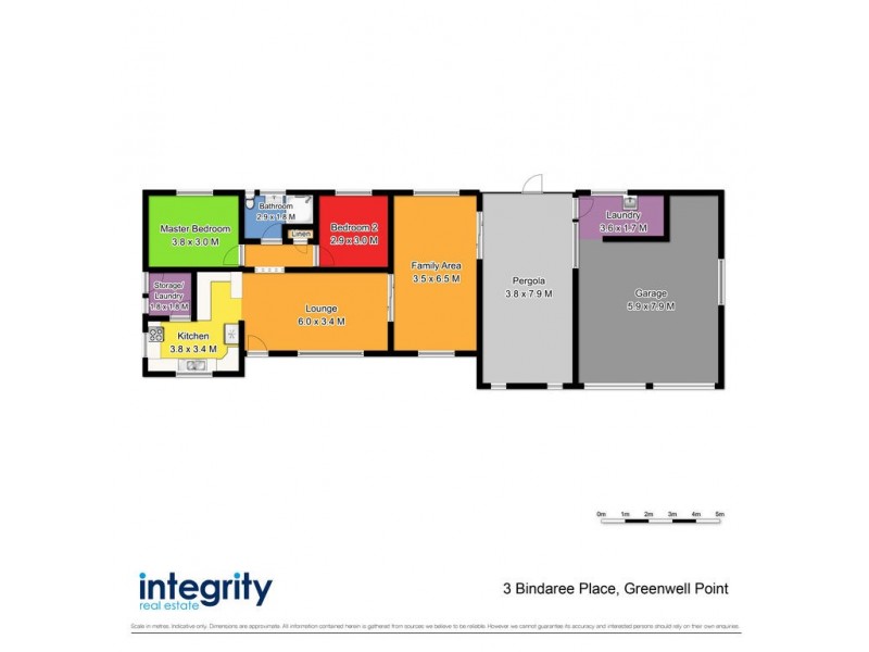 3 Bindaree Place, Greenwell Point NSW 2540 Floorplan