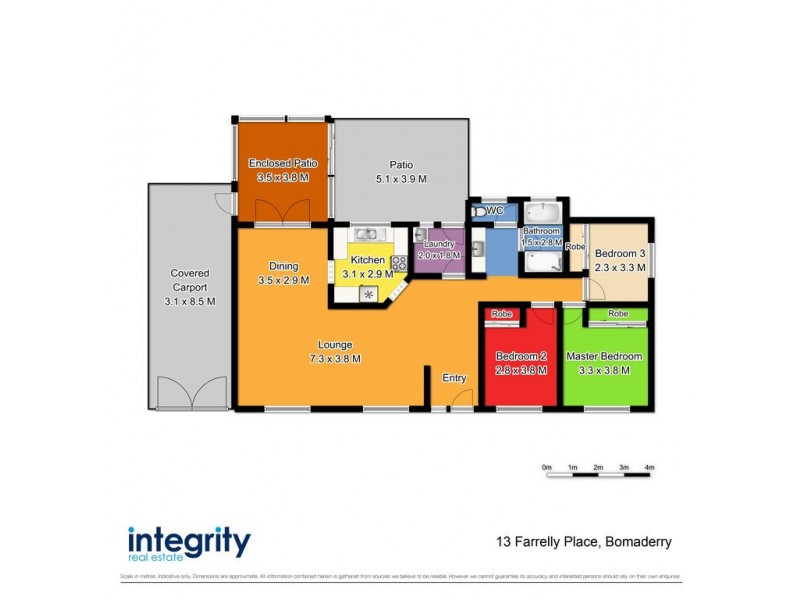 13 Farrelly Place, Bomaderry NSW 2541 Floorplan