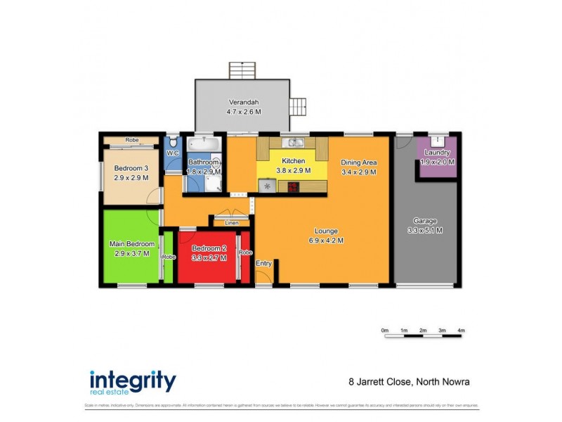 8 Jarrett Close, North Nowra NSW 2541 Floorplan