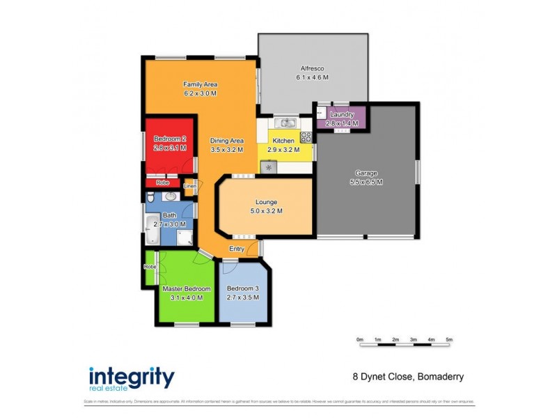 8 Dynet Close, Bomaderry NSW 2541 Floorplan