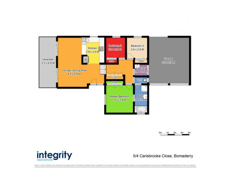 5/4 Carisbrooke Close, Bomaderry NSW 2541 Floorplan
