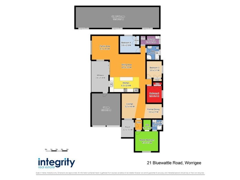 21 Bluewattle Road, Worrigee NSW 2540 Floorplan