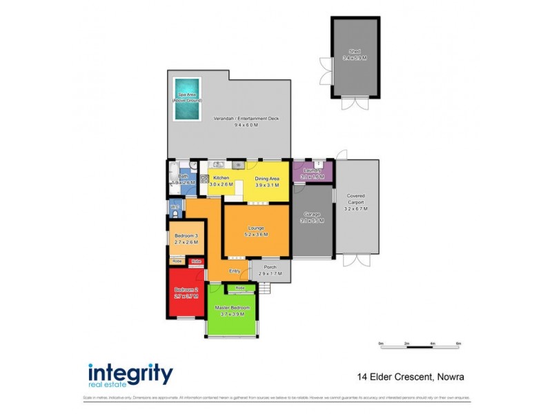 14 Elder Crescent, Nowra NSW 2541 Floorplan