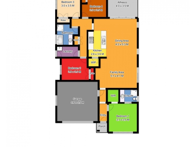 34 Firetail Street, South Nowra NSW 2541 Floorplan