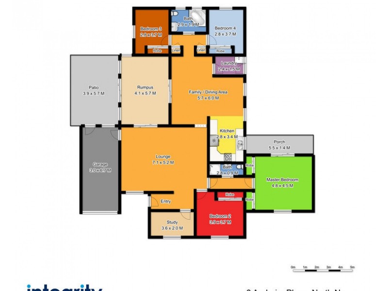 3 Arnheim Place, North Nowra NSW 2541 Floorplan
