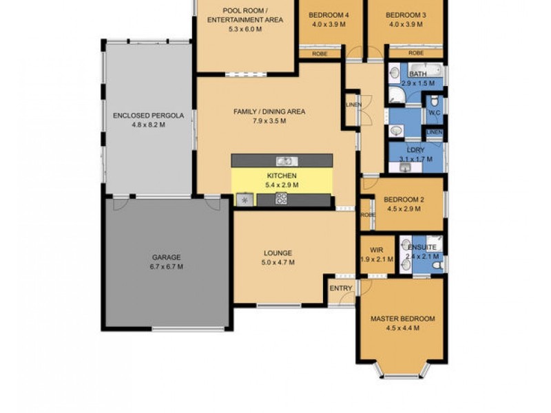 6 Tallon Way, Worrigee NSW 2540 Floorplan
