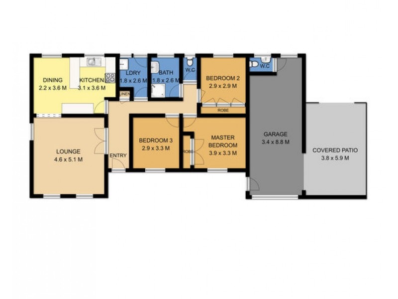 25 Tarawal Street, Bomaderry NSW 2541 Floorplan