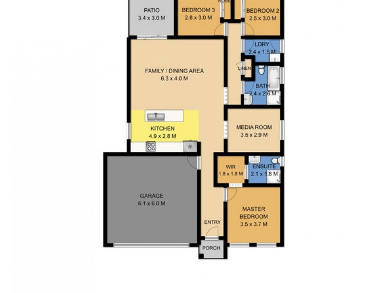 46 Killara Road, Nowra NSW 2541 Floorplan
