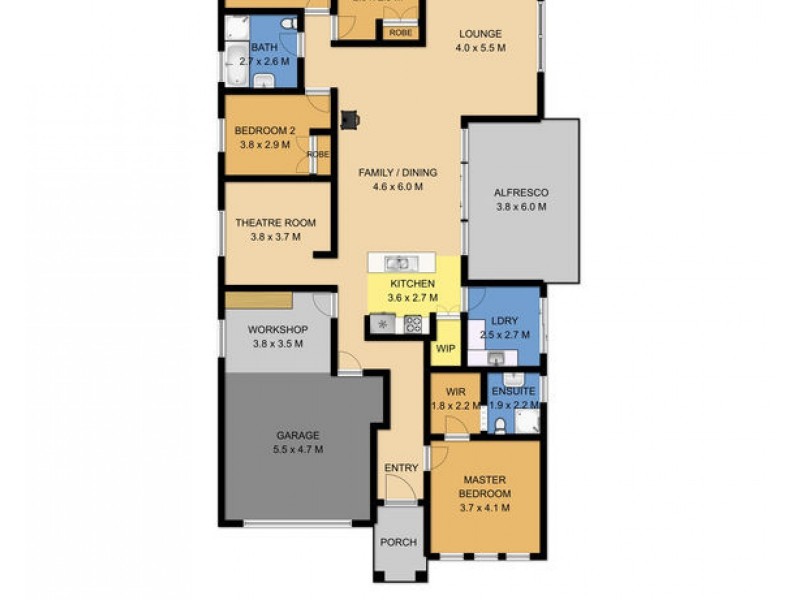 18 George Lee Way, North Nowra NSW 2541 Floorplan