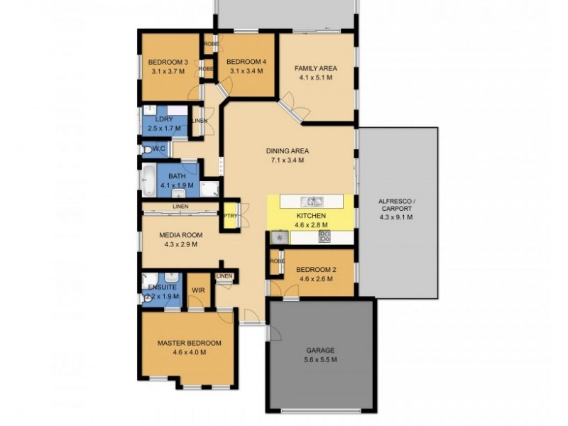 28 Mintbush Crescent, Worrigee NSW 2540 Floorplan