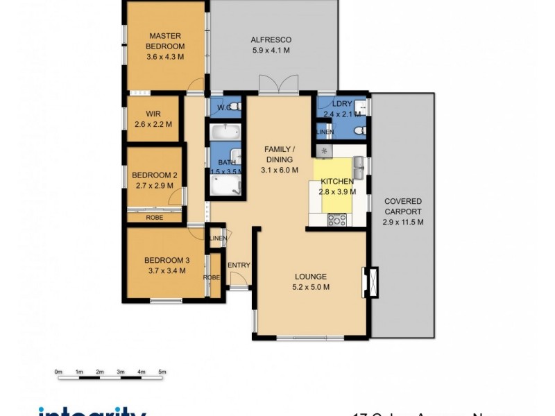 17 Colyer Avenue, Nowra NSW 2541 Floorplan