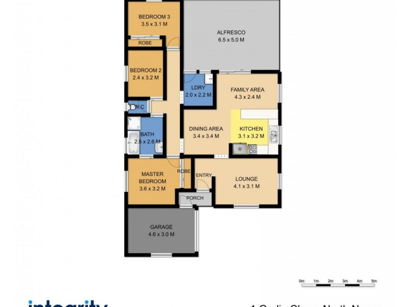1 Garlin Close, North Nowra NSW 2541 Floorplan