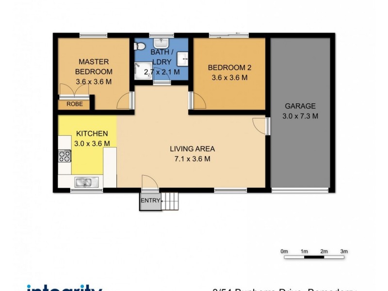 3/54 Bunberra Street, Bomaderry NSW 2541 Floorplan