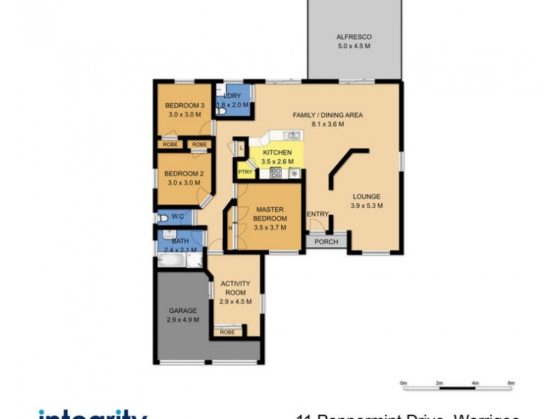 11 Peppermint Drive, Worrigee NSW 2540 Floorplan