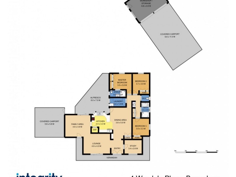 4 Wasdale Place, Bomaderry NSW 2541 Floorplan